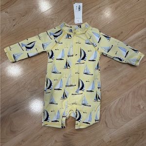 Janie and Jack baby boy rashguard swim suit!